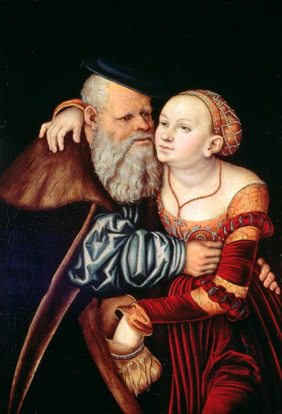 The Odd Couple by Lucas, the Elder Cranach